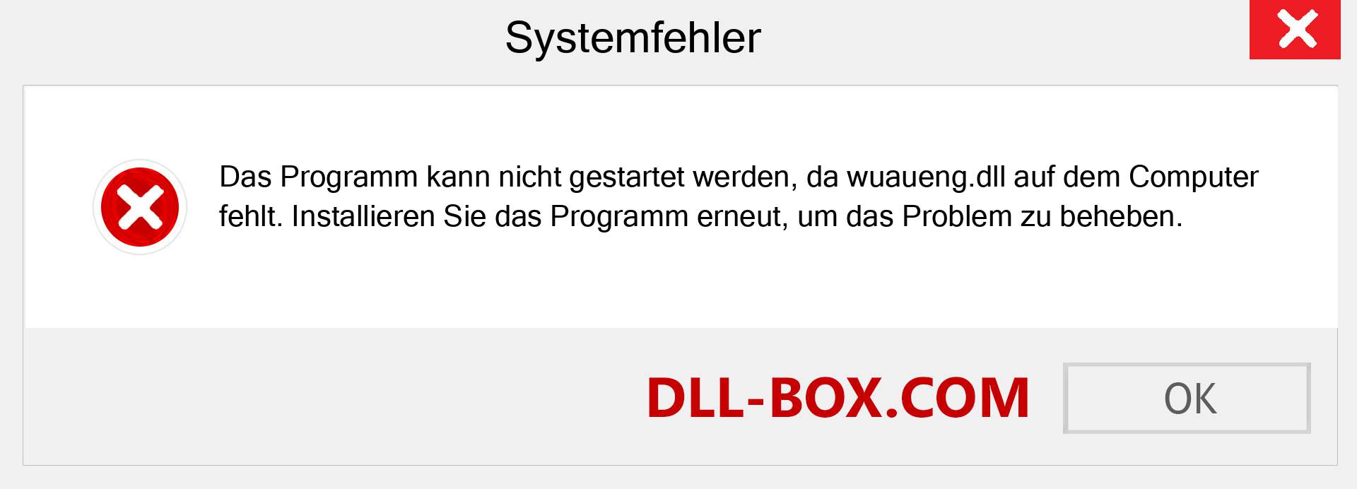 wuaueng.dll-Datei fehlt?. Download für Windows 7, 8, 10 - Fix wuaueng dll Missing Error unter Windows, Fotos, Bildern